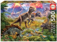 Educa Puzzle 500 Zhromažďovanie dinosaurov