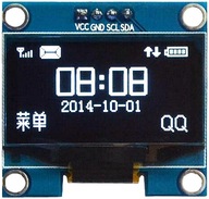 OLED displej 0,96 Arduino I2C SSD1306 biely