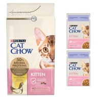 Cat Chow Kitten kura 1,5 kg + 2 vrecká zdarma