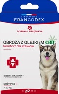 FRANCODEX Obojok s CBD olejom 75 cm pre psov veľ