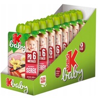 Kubuś Baby MUS dezertný syr Banán Jahoda Vanilka 9x 100 g