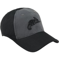 Čiapka Helikon LOGO CAP - Čierna / Shadow Grey