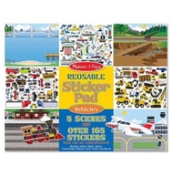 MELISSA&DOUG Opakovane použiteľné nálepky - VOZIDLÁ