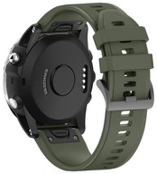 KHAKI silikónový remienok Garmin FENIX 5 PLUS 22mm