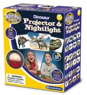 Diaprojektorová nočná lampa DINOSAURS spätný projektor