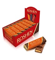 Roshen KARAMELOVÁ TYČINKA v ČOKOLÁDE 30ks x 30g