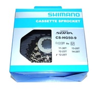 SHIMANO 9 CS-HG50-9 kazeta 12-25 ROAD 231g