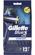 GILLETTE BLUE 3 PLUS COMFORT Holiace strojčeky 12 ks Taška na žiletky