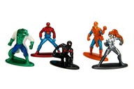 MARVEL SPIDERMAN SET 5 NANO KOVOVÝCH figúrok