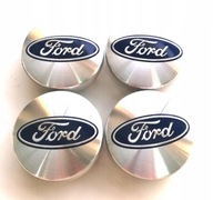 Sada 4 ks Stredové kryty ráfikov FORD 54MM Silver