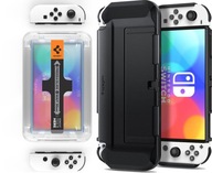 Puzdro + tvrdené sklo pre Nintendo Switch Oled, Spigen Thin Fit, puzdro