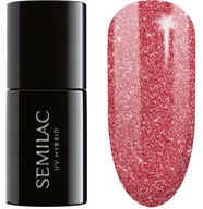 SEMILAC HYBRID POLISH 457 GLAMOROUS RED 7ML