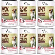 VetExpert Raw Paleo Puppy Bravčové mäso 6 x 400 g