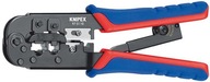 Lisovacie kliešte na lisovanie zástrčiek RJ45 RJ12S 975110 KNIPEX