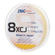 JMC Japonský oplet 8XCJ PE 0,8 16lb 150m Žltý