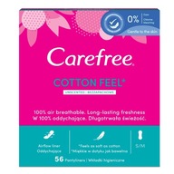 Carefree Cotton Feel neparfumované slipové vložky Normal 56 ks