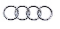 EMBLÉM logo AUDI FRONT A4 A6 27cm x 9,5cm