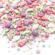 Cukrové posýpky - But First Unicorn, mix, 90 g