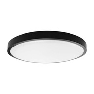 V-TAC 24W LED stropné svietidlo Okrúhle 30cm Prisadené IP44 Čierna VT-8624B 4000K 2500