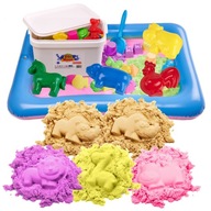 BibiMoon Kinetic Sand 5kg SADA KRABIČKY NA PIESKOVÉ FORMY