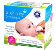 Brush-Baby Dental Wipes Hygienické obrúsky, 28 kusov