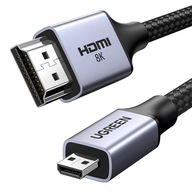 UGREEN Micro HDMI - HDMI kábel 8K HD164 1m 48 Gbps