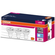 3x GU10 LED žiarovka 6,9W = 50W 4000K 120° OSRAM