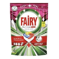 Kapsule do umývačky riadu Fairy Platinum Lemon 48 kusov