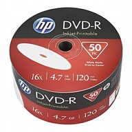 DVD HP DVD-R 4,7 GB 50 ks Potlačiteľné