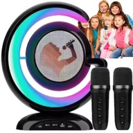 LED BLUETOOTH KARAOKE SET BEZDRôTOVÉ 2 MIKROFÓNY + REPRODUKTOR PRE DETI