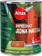 ALTAX Impregnate WOOD One Layer 0,75L Tik