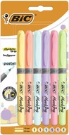 BIC Pastel Grip zvýrazňovač blister 6 ks.