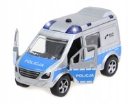 POLICE POLICE CAR CAR kovový model. Hovoriac po poľsky