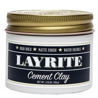 LAYRITE cementová hlinková matná vodná pomáda ICONIC POMADE Made in USA 120g