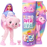 BARBIE CUTIE ODHAĽTE BÁBIKU V MEDVEĎOVÝCH ŠATOCH + 10 PREKVAPENÍ + MEDVEĎ