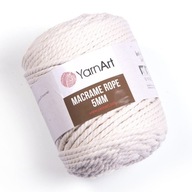 YarnArt Macrame Rope 5mm 752 prírodný krém