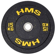 Olympijská doska na činku Barbell, pogumovaná, 15 kg