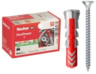 Fischer DUOPOWER hmoždinky 6x30 S hmoždinka so skrutkou 50 ks/bal. 555106