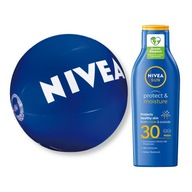 NIVEA SUN PROTECT&MOISTURE Opaľovacie mlieko SPF30 200ml + gulička