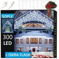 ICEL FLASH 300 LED STUDENÁ BIELE VONKAJŠIE PEVNÉ