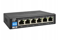 POE switch BCS BCS-B-SP0402 4x POE pre IP kamery