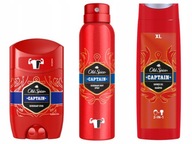 STARÝ SPICE CAPTAIN SET DEO TYČ + SPREJ + GÉL 400ml