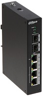 PRIEMYSELNÝ POE SPÍNAČ PFS3206-4P-96 4-PORTOVÝ SFP DAHUA