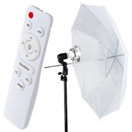 Lampa dáždnik 84 cm s REMOTE 3600K-6200K 85W