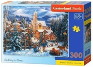 Puzzle 300. Sánkovanie do mesta. Castorland. 030194