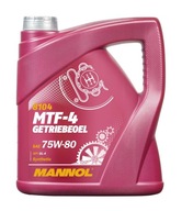 MANNOL MTF-4 GETRIEBEOEL 75W80 API GL4 - SYNTETICKÝ PREVODOVÝ OLEJ 4L