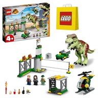 LEGO kocky Jurský svet TYRANNOSAUR ESCAPE / 76944 + darčeková taška