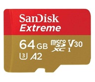 Karta SanDisk Extreme 64 GB microSDXC 170 MB/s A2 U3