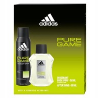 Adidas Pure Game darčeková sada voda po holení 100 ml Deodorant 150 ml