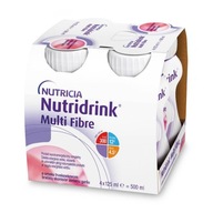 Nutridrink Multi Fibre JAHODA 4x125ml